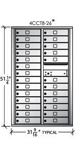 4C Front Loading, Double Column 