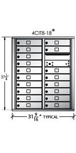 4C Front Loading, Double Column 