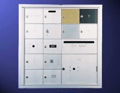 Front Loading Horizontal Mailboxes 6 High x 4 Wide